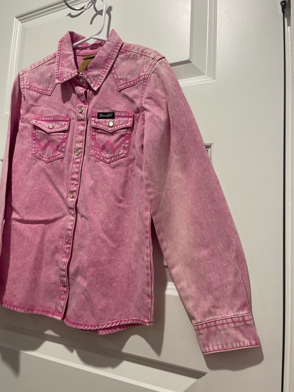 Wrangler Pink Western Pocket Shirt